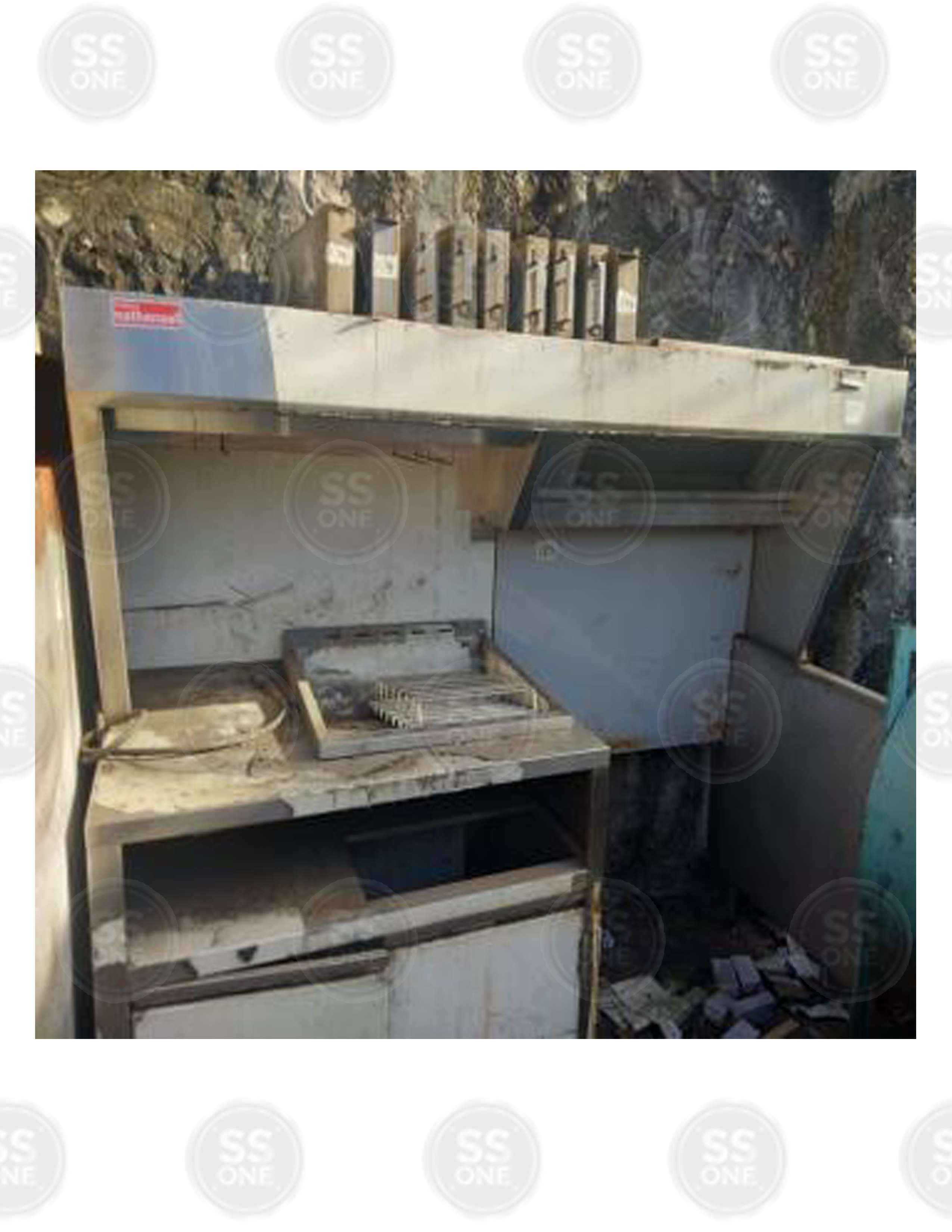 FRENCH FRIES HOOD W/ DUMPING TABLE (LEFT)